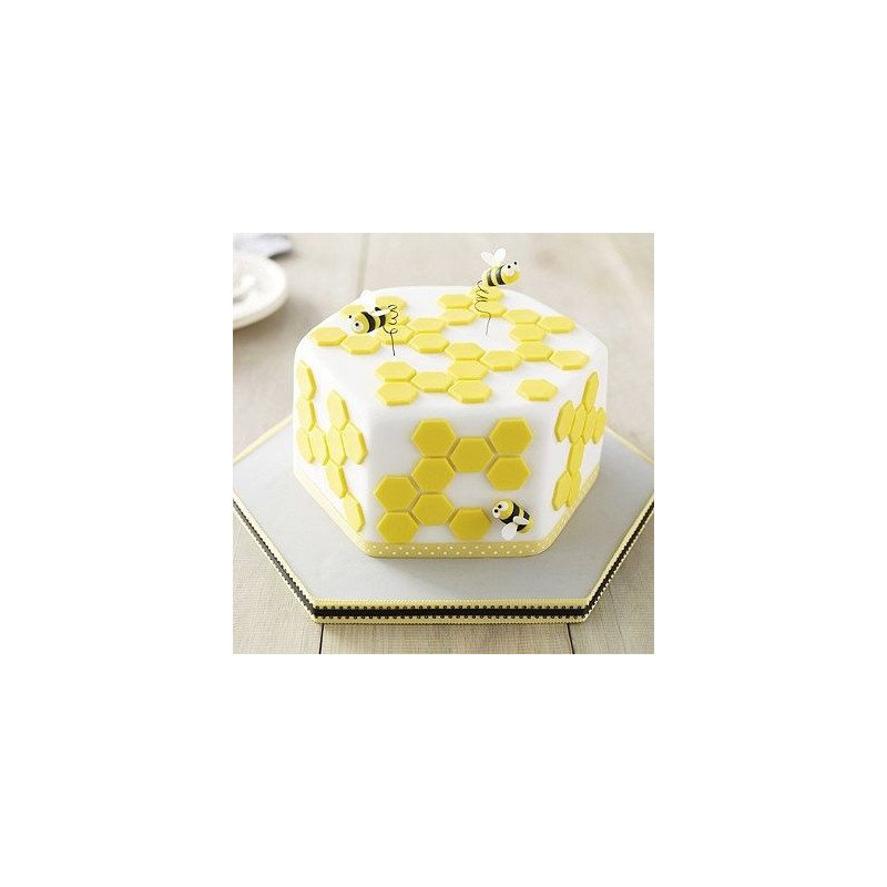  Cake 3D Size 3P 1100g – Honeybee & Hive Theme Cakes - Foto 1