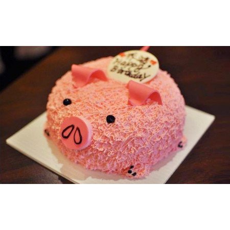  Cake Animals 3D Size 3P 1100g – Cute Pig Design Cakes - Foto 1