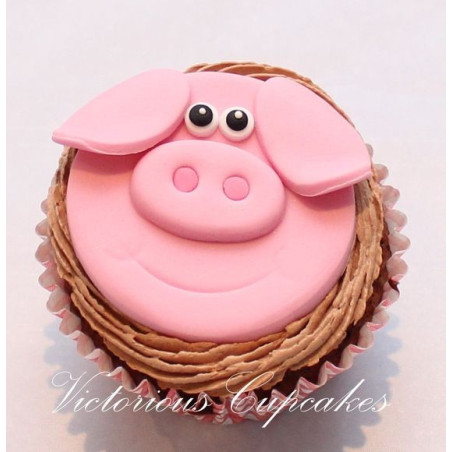 cupcake 3 d set 12 pc - 1 Cupcake 3D Set (12 pc) - Delicious Cakes