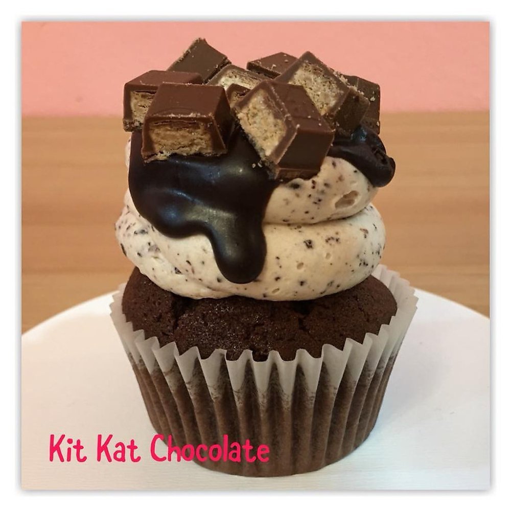 capcake kit kit chocolate
