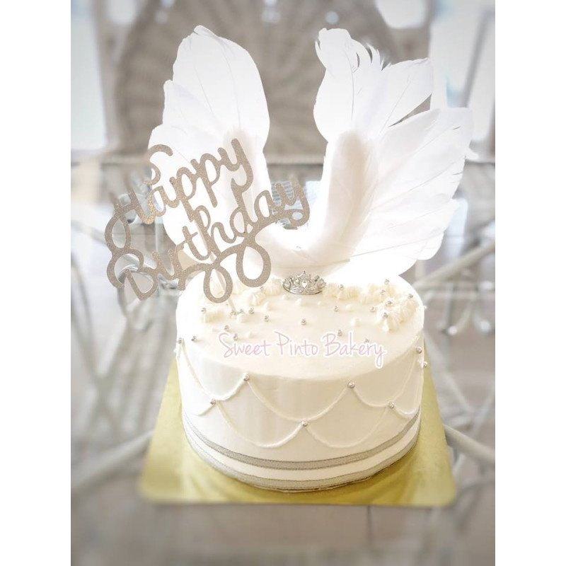  Celebration Cake 1100 g – Angel Wings Birthday Theme Cakes - Foto 1