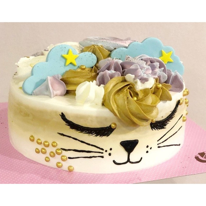  Celebration Cake 1100 g – Cat Face Fantasy Design Cakes - Foto 1
