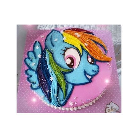  Celebration Cake 1100 g – Rainbow Cartoon Theme Cakes - Foto 1