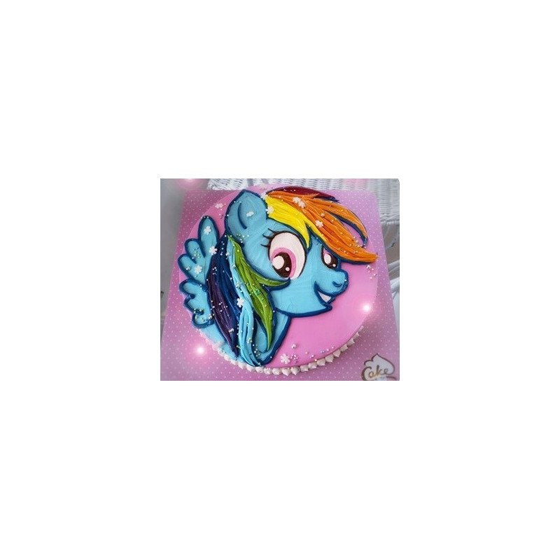 Celebration Cake 1100 g – Rainbow Cartoon Theme Cakes - Foto 1
