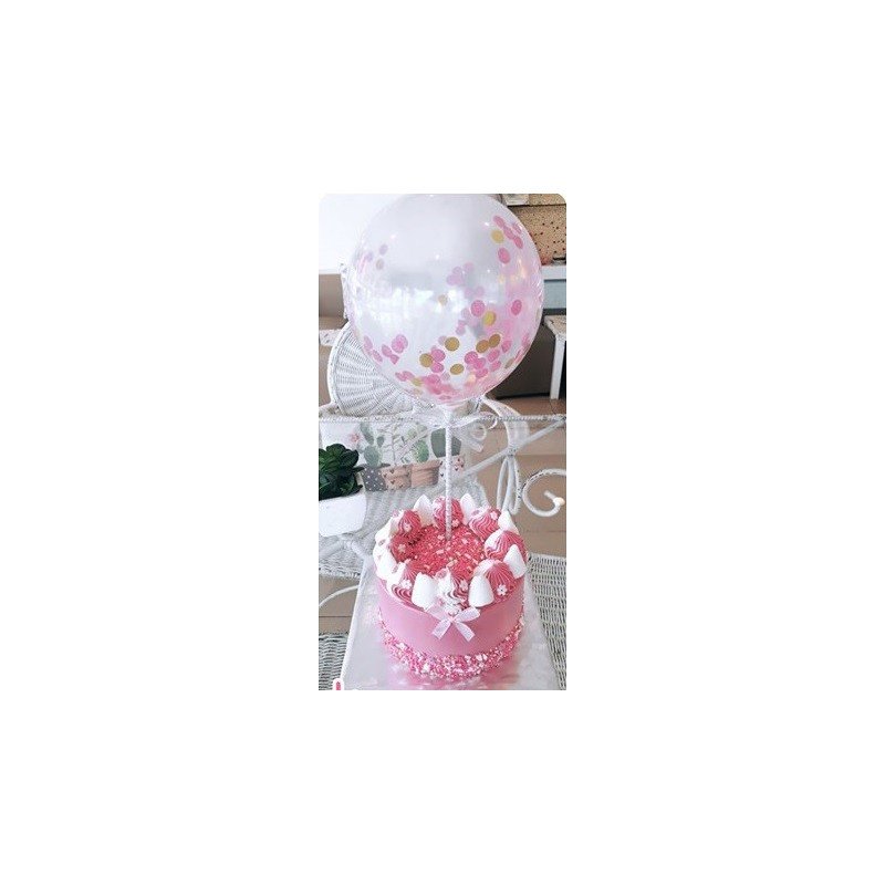  Celebration Cake 1100 g with Balloon – Elegant Floral Design Cakes - Foto 1