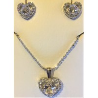 Valentine Juwelry set earrings and necklace