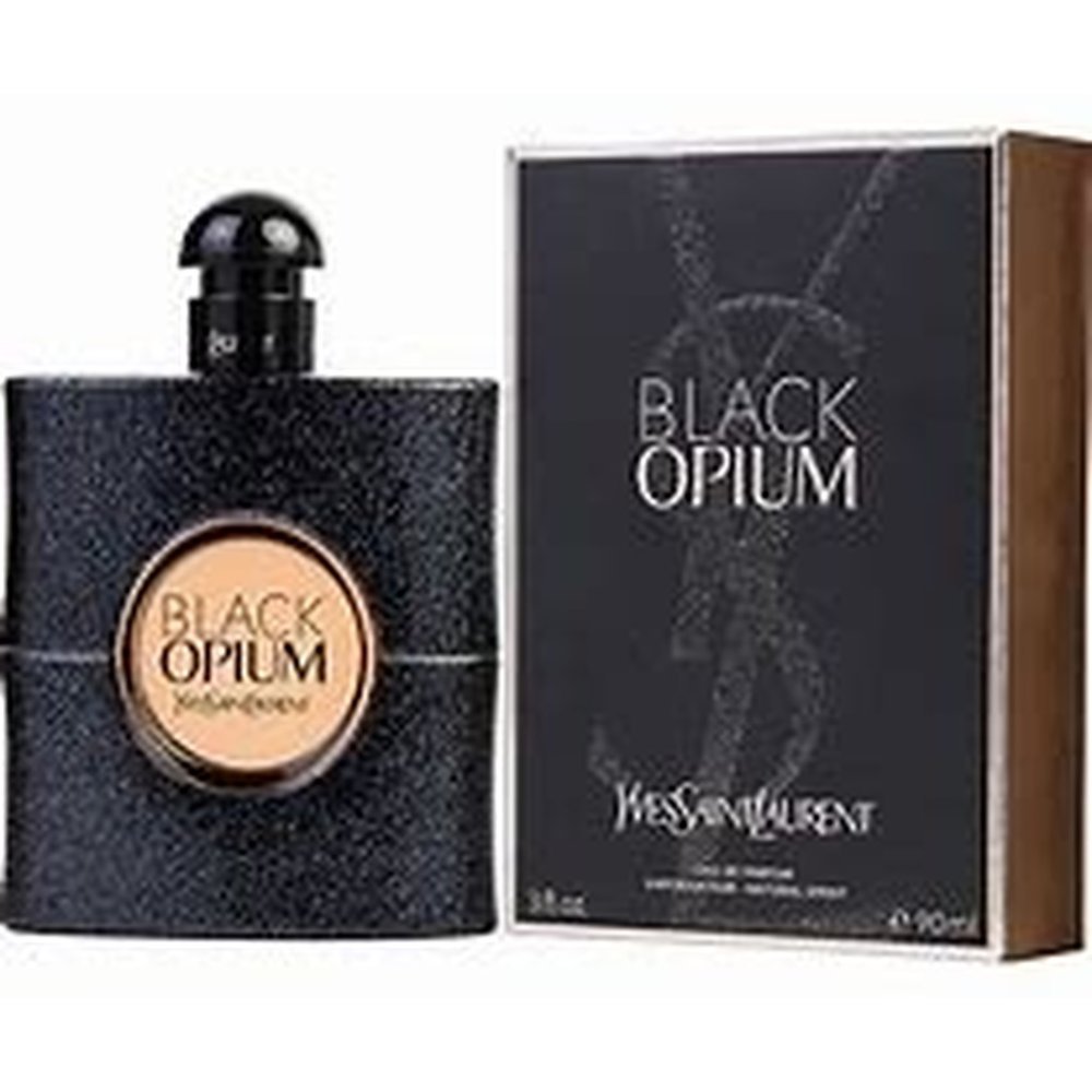 Frasco de perfume BLACK OPIUM 90 ML