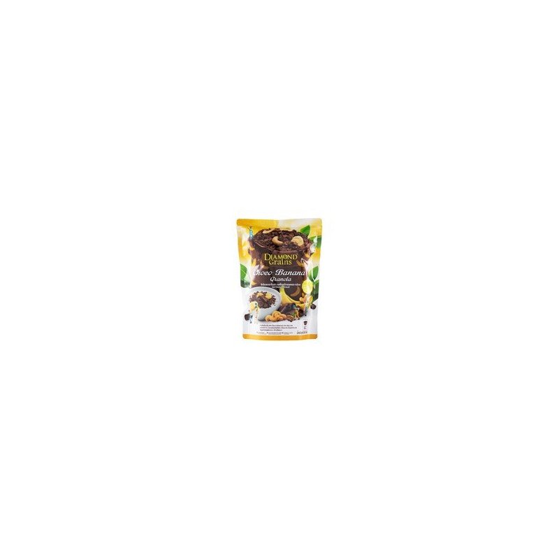 Diamondgrains Choco Banana Granola 500g.