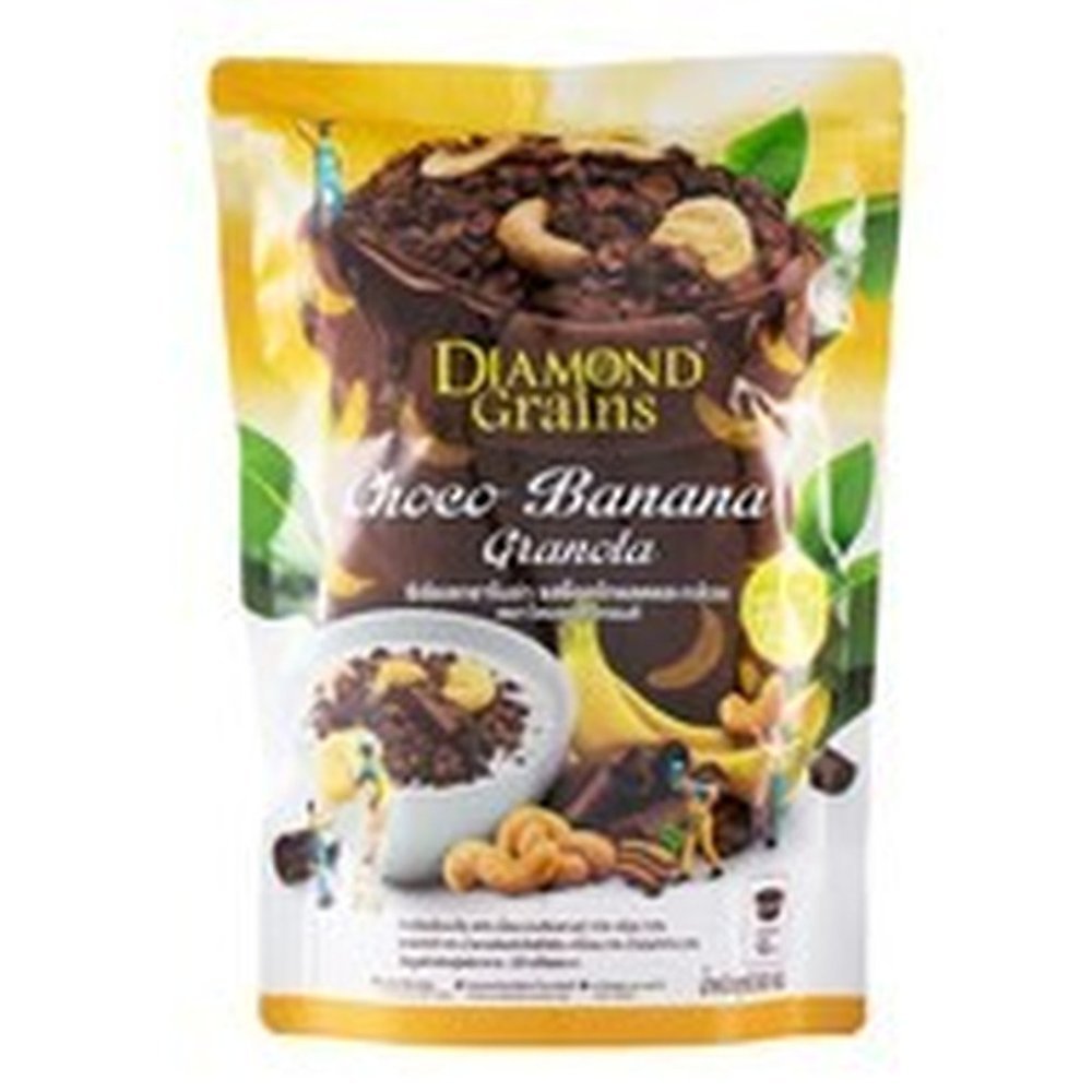 Diamondgrains Choco Banana Granola 500g.