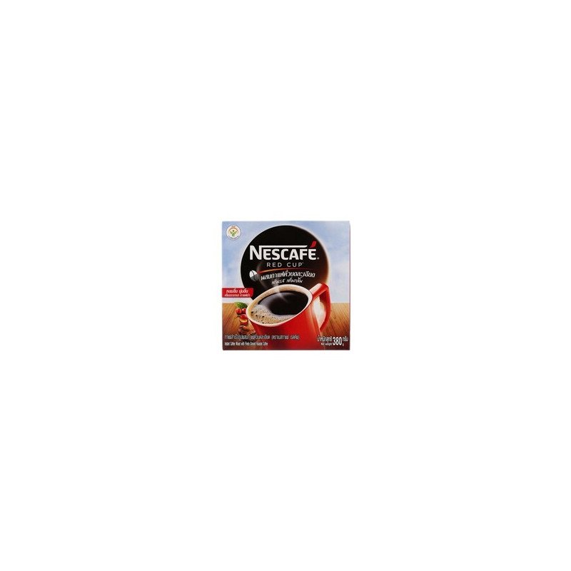 Nescafe Red Cup Instant Coffee Mixed with Finely Ground Roasted 380g.