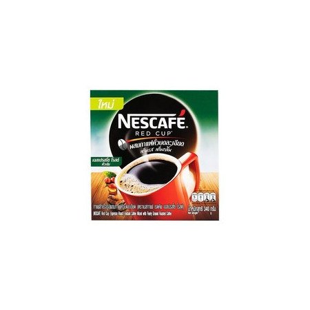 Nescafe Red Cup Espresso Roast Instant Coffee Finely Ground Roasted 340g.