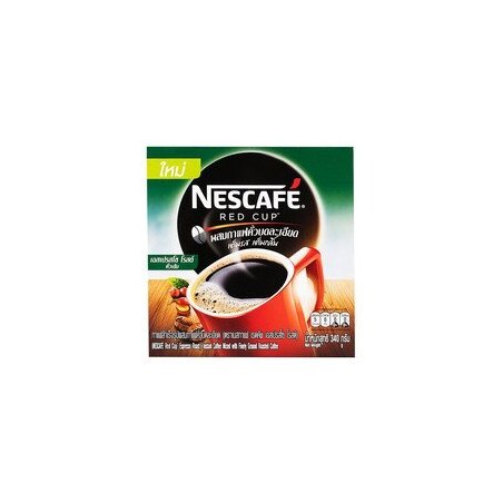 Nescafe Red Cup Espresso Roast Instant Coffee Finely Ground Roasted 340g.