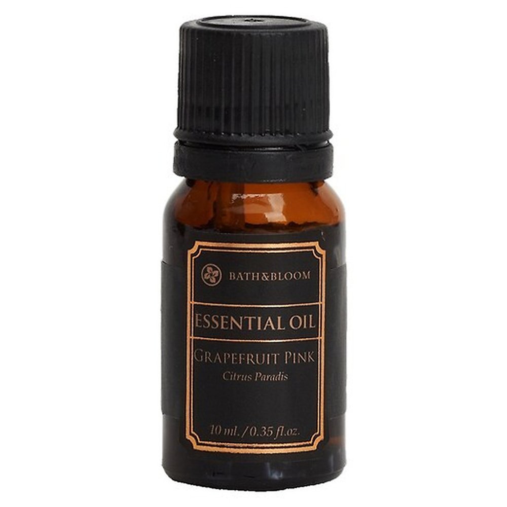 Amber grapefruit essential oil bottle