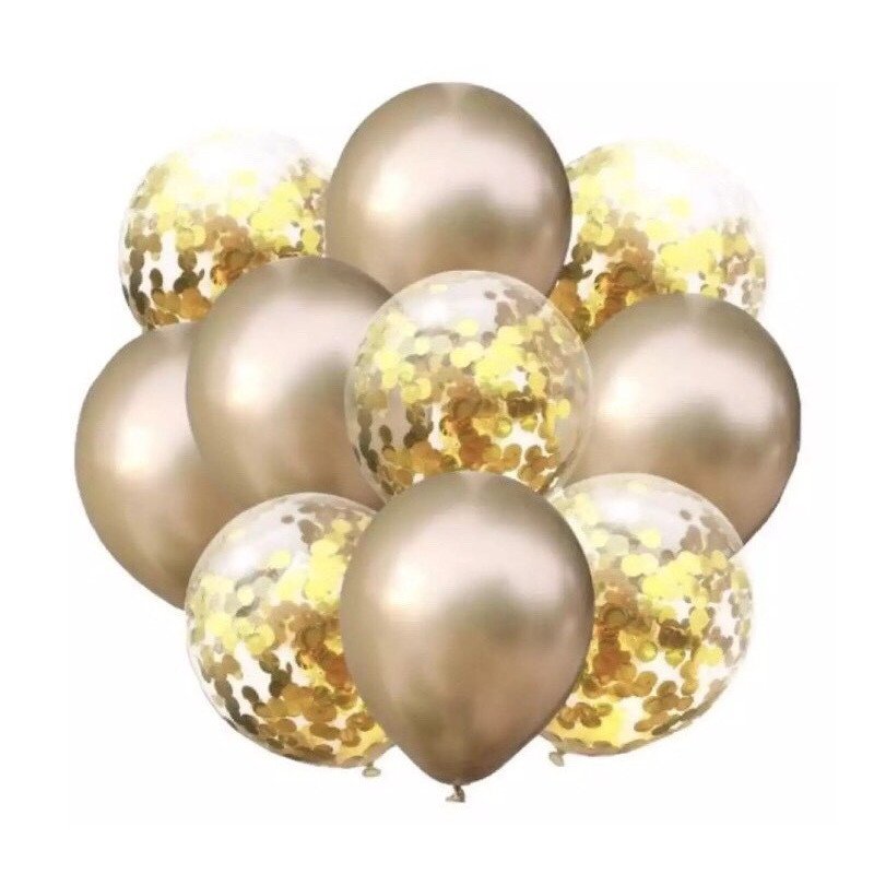 Balloons gold colors 10 pc for party - 1 ゴールドバルーンパーティー用 | 10個 | ありがとうあなたのパーティーを私たちの10 pc gold balloonsで盛り上げましょう！どんなお祝いにもエレガンスを加え