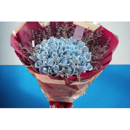 Rose money flower 7000 baht in bouquet