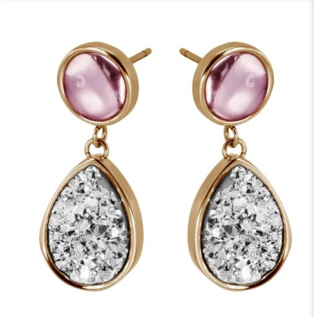 Earring Pink (deliverry in 1-2 day) - 1 Earring Pink (deliverry in 1-2 day): Fast Delivery (1-2 Days) | Jewelr
