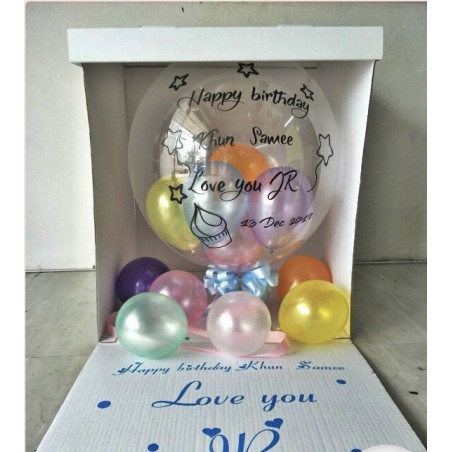 Balloon in box