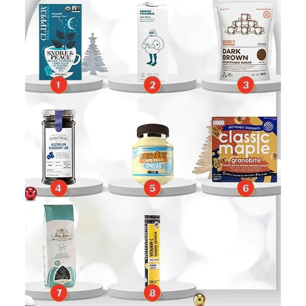 Gourmet-Wellness-Geschenkkorb-Produkte