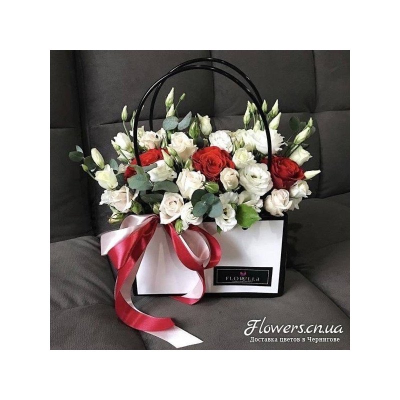 Flowers in bag