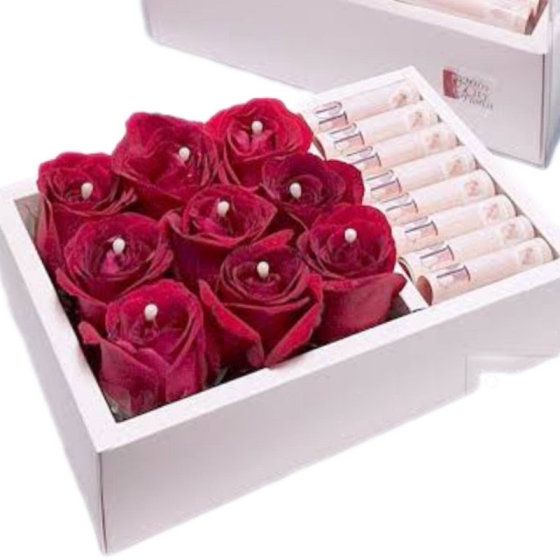 Rose money flower in box