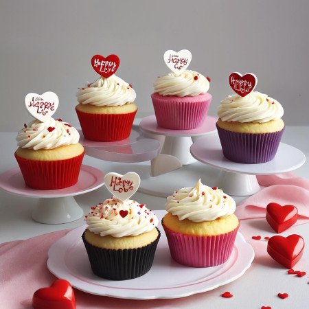 Happy Cupcake Gift Set 6 pcs – Sweet Celebration Treats in Pattaya Happy Cupcake Gift Set 6 pcs – Sweet Celebration Treats in Pa