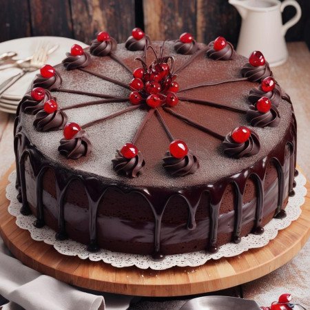 Chocolate Sweet Cake 1100g – Rich Celebration Dessert in Pattaya Chocolate Sweet Cake 1100g – Rich Celebration Dessert in Pattay