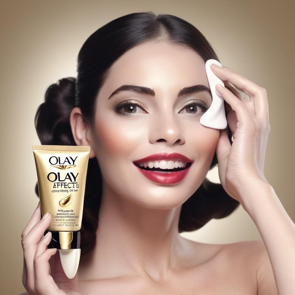 OLAY TOTAL EFFECTS IN ANTI - AGING CREAM + WELLNESS FAIR tubo dorado