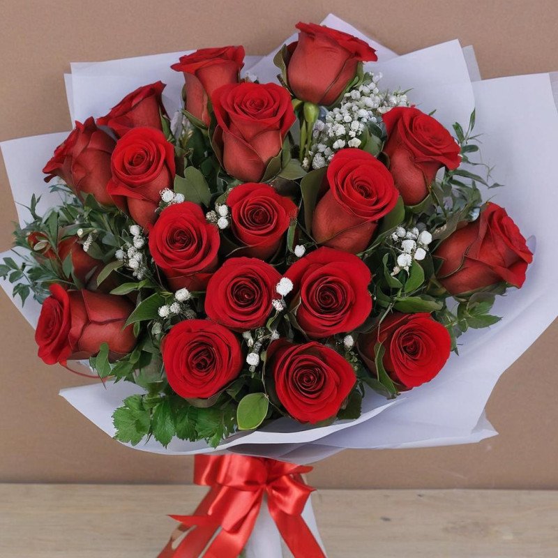 15 Roses Bouquet – Romantic Flower Gift in Pattaya. 15 Roses Bouquet – Romantic Flower Gift in Pattaya