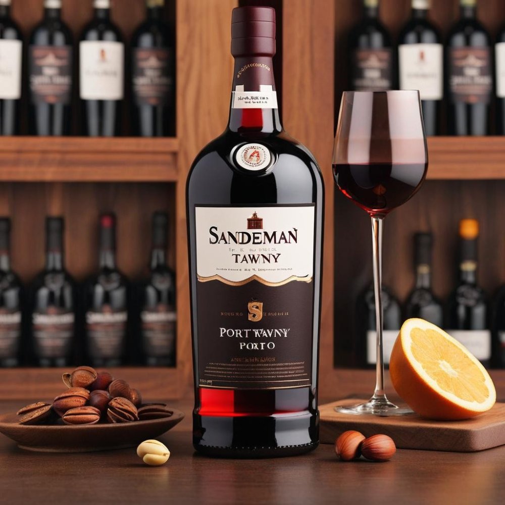 Бутылка портвейна Sandeman Tawny Porto