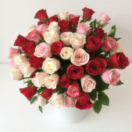 100 mix colors of roses - 2 100 Mix Color Roses | Prezenty na WalentynkiZaskocz swoją ukochaną osobę w Walentynki 100 mix colors