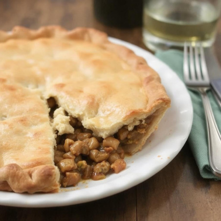 Aussie pie - 1 Aussie Pie | Pattaya Food CentreSavor the taste of Australia with our delicious Aussie pies at Pattaya Food Cente
