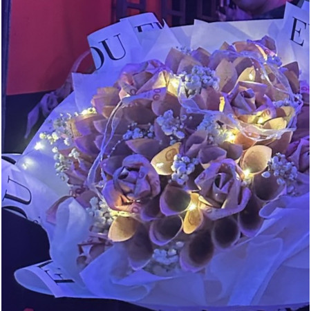 Roses money 4000 Baht - 4 Roses voor Valentijnsdag | 4.000 Baht