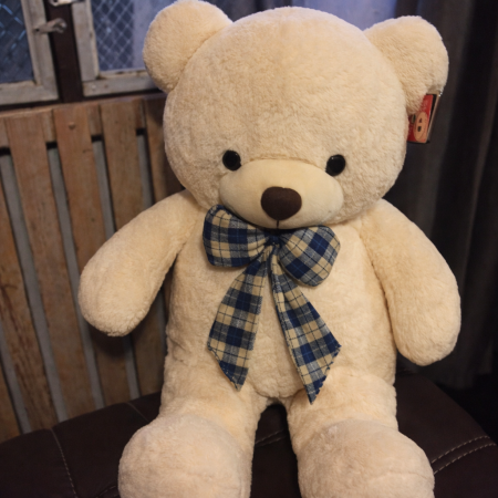 White Teddy bear big size 160 cm - 3 White Teddy bear big size 160 cm - Perfekt present till Alla hjärtansÖverraska din älskade 