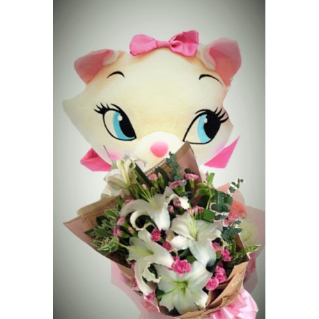 GET WELL GIFT FLOWERS WITH DOLL 29