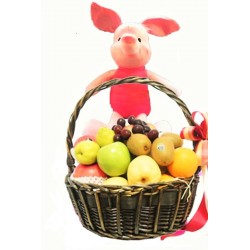 GET WELL GIFT FRUIT BASKET WITH DOLL 42