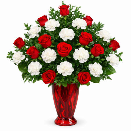 VASE OF FLOWERS 23 - 7 VASE OF FLOWERS 23 | Fresh Flowers & Vase