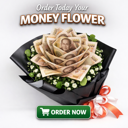 Money  bouquet 15000 bth - 9 Money Bouquet 15,000 bth - Regals de Sant ValentíSorprèn la teva persona estimada aquest Dia de San