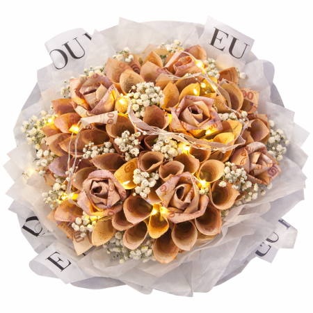 Money  bouquet 15000 bth - 22 Money Bouquet 15,000 bth - Regals de Sant ValentíSorprèn la teva persona estimada aquest Dia de Sa