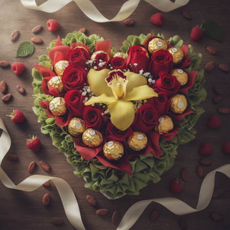 Chocolate Arrnagment 56 - 5 Chocolate Arrangement 56 | Lækre Chokoladegaver