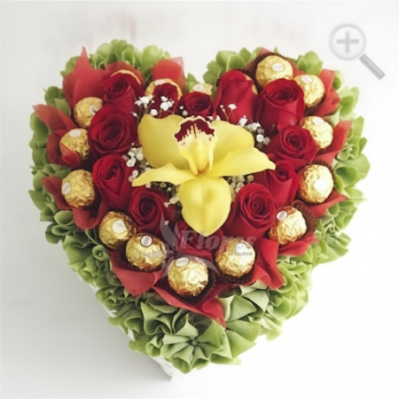 Chocolate Arrnagment 56 - 6 Chocolate Arrangement 56 | Lækre Chokoladegaver