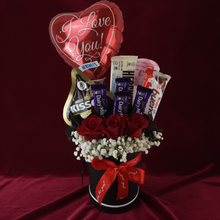 Chocolate with roses flowers in Valentine's day - 3 Σοκολάτα με Ρόδες: Δώρο για την Ημέρα του Αγίου ΒαλεντίνουΑφεθείτε στην αγάπ