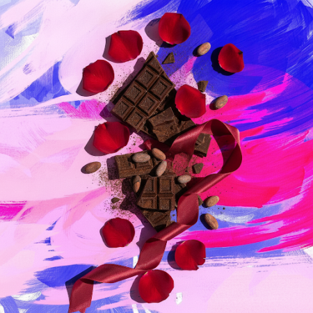 Chocolate with roses flowers in Valentine's day - 5 Σοκολάτα με Ρόδες: Δώρο για την Ημέρα του Αγίου ΒαλεντίνουΑφεθείτε στην αγάπ