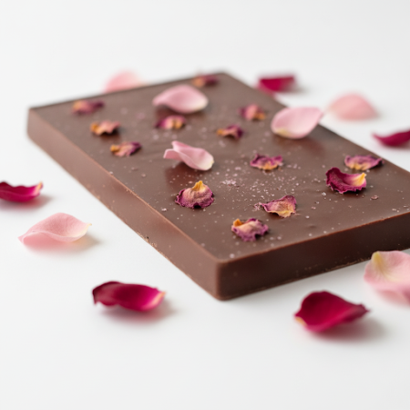 Chocolate with roses flowers in Valentine's day - 6 Σοκολάτα με Ρόδες: Δώρο για την Ημέρα του Αγίου ΒαλεντίνουΑφεθείτε στην αγάπ