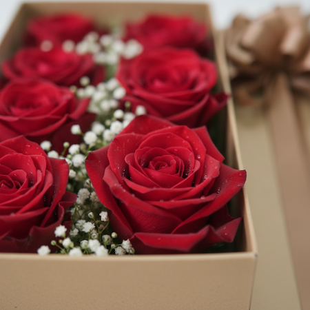 7 roses in box - 3 7 Roses in a Box | Fresh Roses DeliverySurprise someone special with our elegant 7 Roses in a Box. Perfect fo