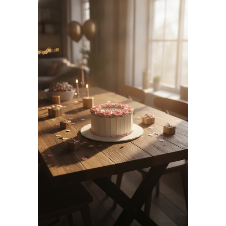BIRTHDAY  CAKE SIIZE 4 P  1500G - 5 Birthday Cake 4P 1500g | Delicious & Festive