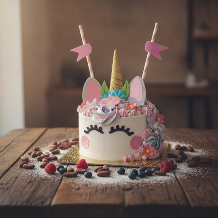  Celebration Cake 1100 g – Unicorn Magic Theme Cakes - Foto 5