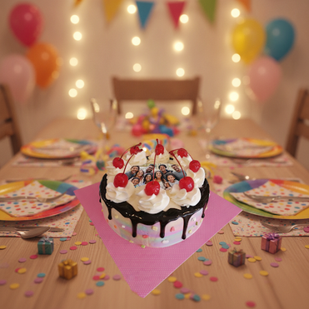 PHOTO ON CAKE 750  GRAM 2P (DELIVERY IN1- 2 DAY AFTER ORDER) - 3 Photo Cake 750g 2P | Cakes | Fast Delivery