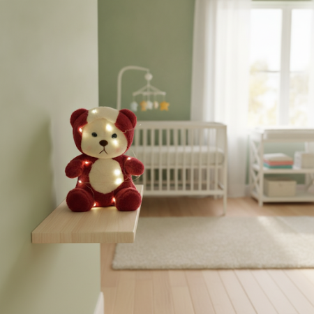 Bear wearing a custume in box with flashing lights - 10 Bear wearing a custume in box with flashing lights | Regalo do Día deSor