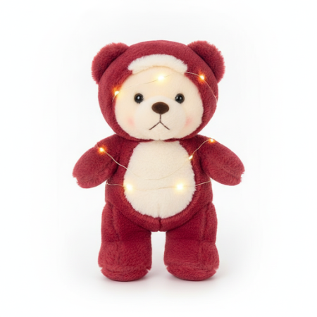 Bear wearing a custume in box with flashing lights - 13 Bear wearing a custume in box with flashing lights | Regalo do Día deSor