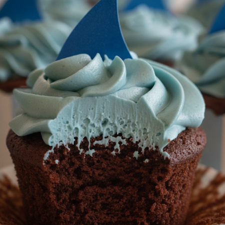 คัพเค้กสีน้ำเงิน 15 ชิ้น - 5 BLUE CUP CAKE 15 pc | ตะกร้าทำตามสั่ง